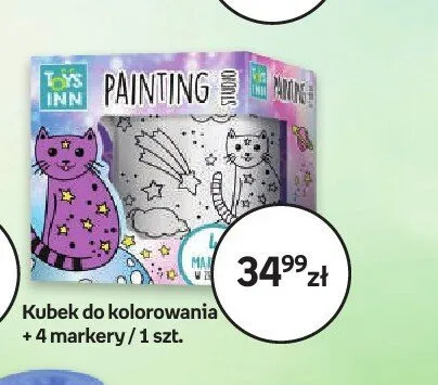 Kubek do kolorowania Toys Inn Painting Studio Pies promocja w Empik