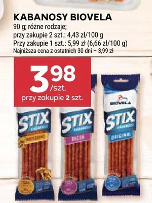 Kabanosy Biovela promocja w Stokrotka