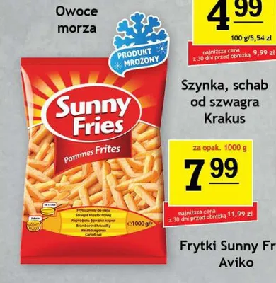 Frytki Sunny Fries Aviko promocja w Gram Market