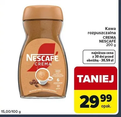 Kawa rozpuszczalna crema promocja w Globi