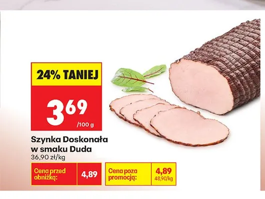 Szynka Doskonała w smaku Duda promocja w Biedronka