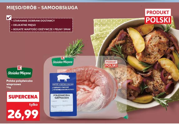 Polędwiczka wieprzowa Stoisko Mięsne polska promocja w Kaufland