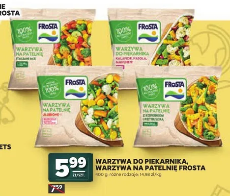 Warzywa na patelnię Frosta ulubione promocja w Stokrotka