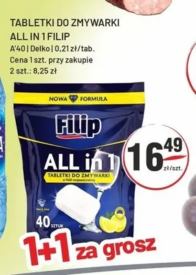 Tabletki do zmywarki Filip All in 1 promocja w Sedal