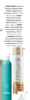 Lakier Deluxe Silky Smooth wygładzający do włosów promocja w Hebe