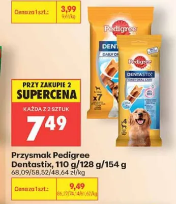 Przysmak dla psa Pedigree Dentastix 110 g promocja w Biedronka