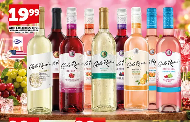 Wino Carlo Rossi promocja w TOPAZ