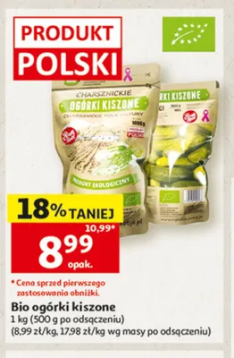 Ogórki kiszone Charsznickie promocja w Auchan