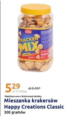 Mieszanka krakersów Happy Creations Classic promocja w Action