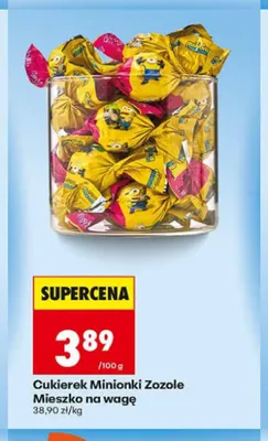 Cukierek Minionki Zozole Mieszko na wagę promocja w Biedronka