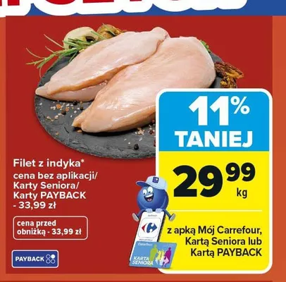 Filet z indyka promocja w Carrefour