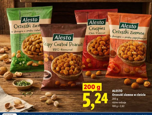 Orzeszki ziemne w cieście promocja w Lidl
