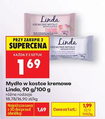 Mydło w kostce kremowe różne rodzaje promocja w Biedronka