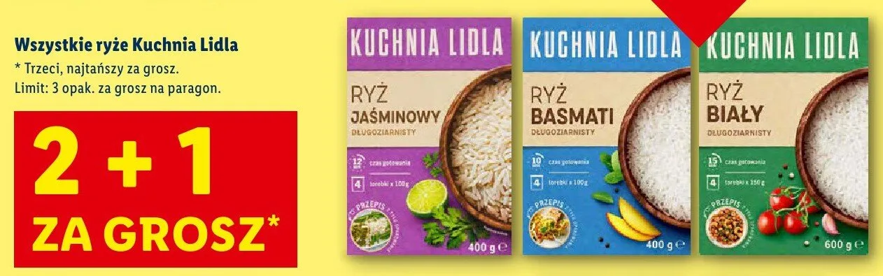 Ryż basmati promocja w Lidl