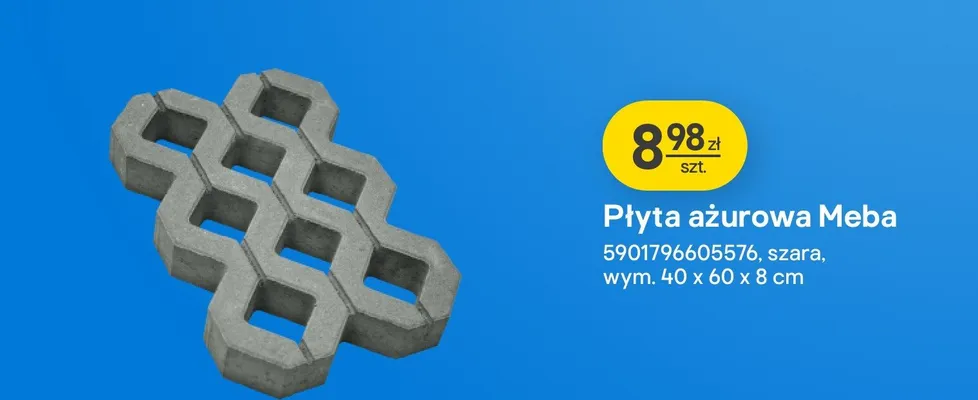 Płyta ażurowa Meba promocja w Castorama