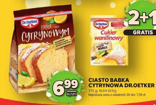 Ciasto babka cytrynowa promocja w Stokrotka