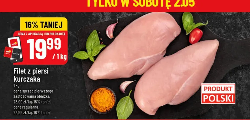 Filet z piersi kurczaka promocja w POLOmarket