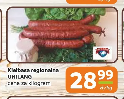 Kiełbasa regionalna Unilang promocja w Społem Częstochowa