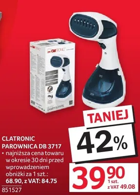 Parownica CLATRONIC PAROWNICA DB 3717 promocja w Selgros