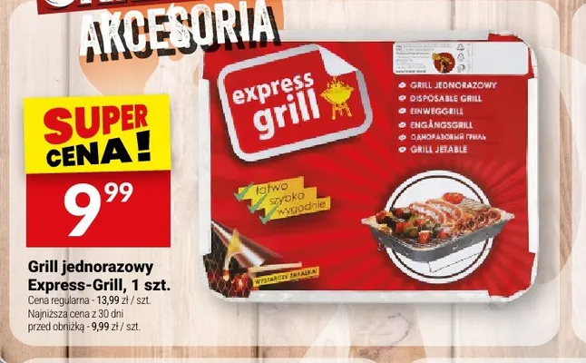 Grill jednorazowy Express-Grill promocja w Twój Market