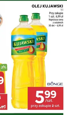 Olej rzepakowy Kujawski promocja w Stokrotka