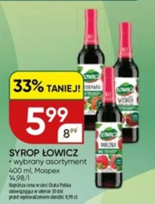 Syrop Łowicz promocja w Chata Polska