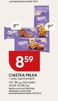 Ciastka Milka Choco Minis promocja w Chata Polska