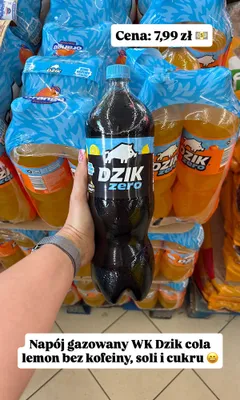 Napój gazowany WK Dzik promocja w Dino