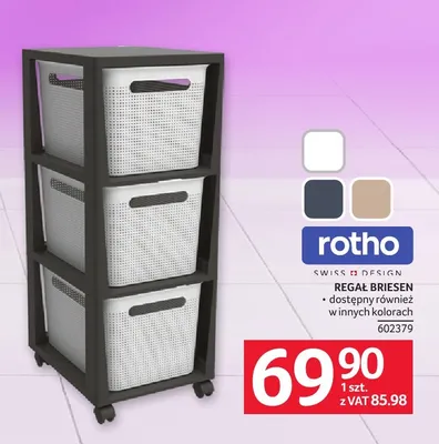 Regał Rotho Briesen promocja w Selgros