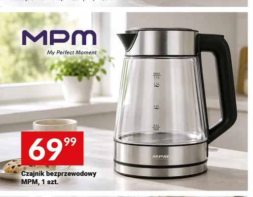 Czajnik bezprzewodowy MPM promocja w Twój Market
