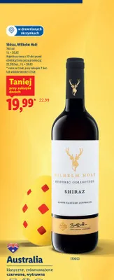 Wino Shiraz promocja w Lidl