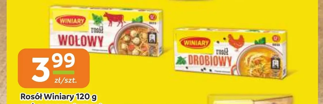 Rosół Winiary wołowy promocja w Gama