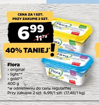 Margaryna Flora original promocja w Netto