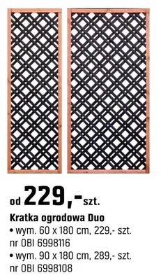 Kratka ozdobowa Duo promocja w OBI