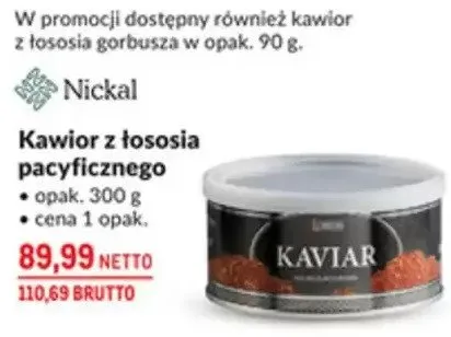 Kawior z łososia pacyficznego promocja w Makro