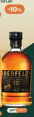 Whisky Aberfeldy 12 Years Old promocja w Żabka