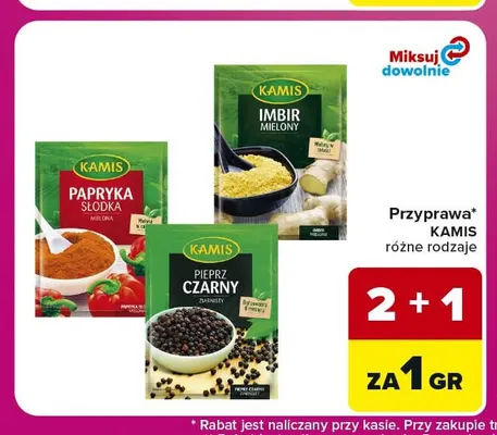 Przyprawa papryka słodka mielona Kamis promocja w Carrefour Market
