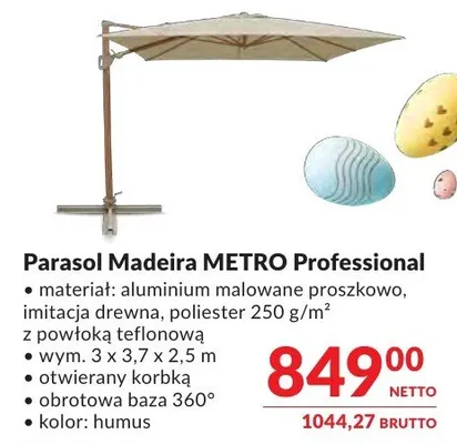 Parasol Madeira METRO Professional promocja w Makro