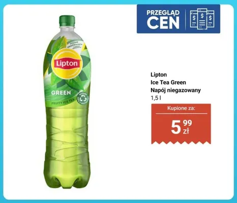 Napój niegazowany Lipton Ice Tea Green promocja w Biedronka
