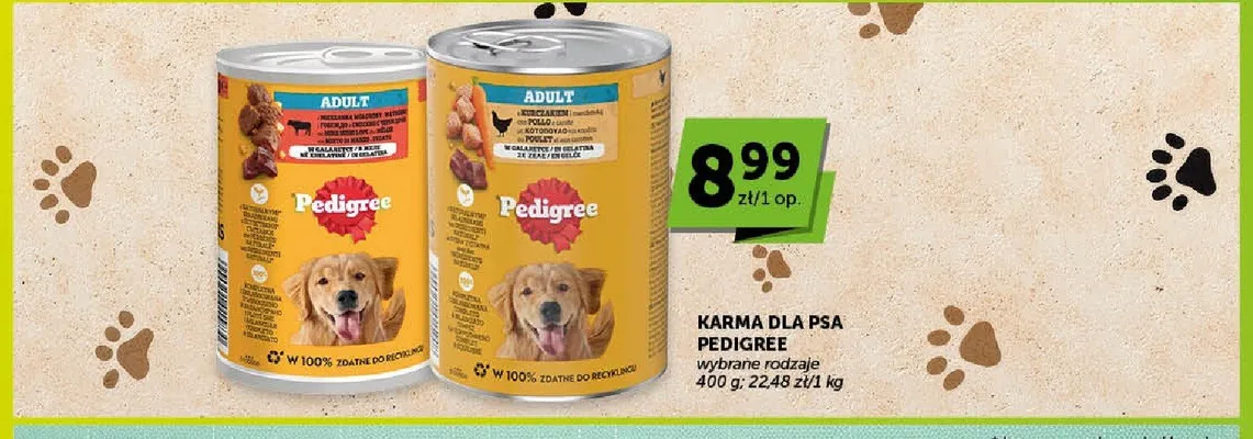 Karma dla psa PEDIGREE wybrane rodzaje promocja w Euro Sklep