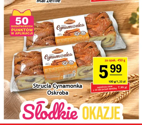 Strucla Cynamonka Oskroba promocja w Gram Market
