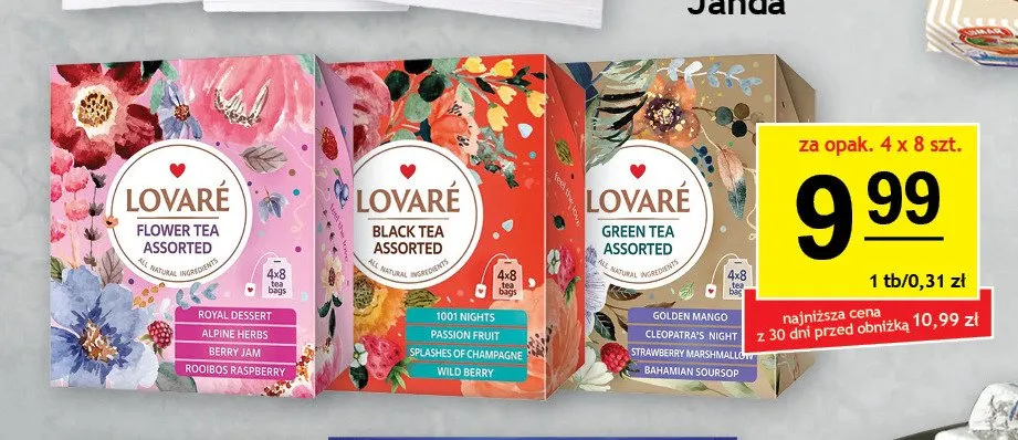 Zestaw herbat Lovaré promocja w Gram Market