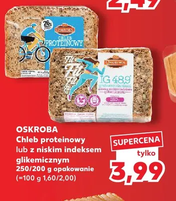 Chleb z niskim indeksem glikemicznym Oskroba promocja w Kaufland