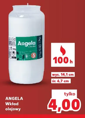 Wkład olejowy Angela promocja w Kaufland