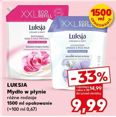 Mydło w płynie różne rodzaje promocja w Kaufland