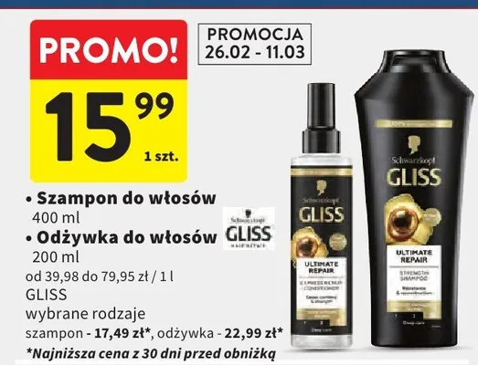 Szampon do włosów odbudowujący Matrix insta cure build-a-bond promocja w Intermarche