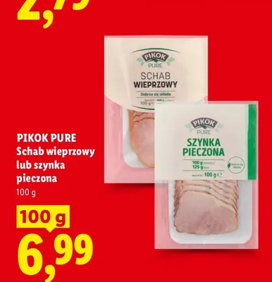 Szynka pieczona Pikok Pure promocja w Lidl