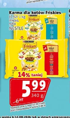 Karma dla kotów Friskies ryba promocja w Prim Market