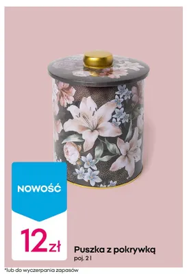 Puszka z pokrywką 2 l promocja w Pepco
