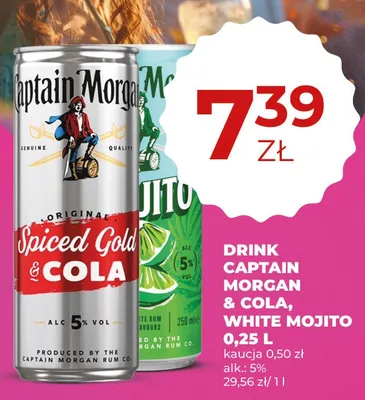 Drink Captain Morgan White Mojito promocja w Duży Ben